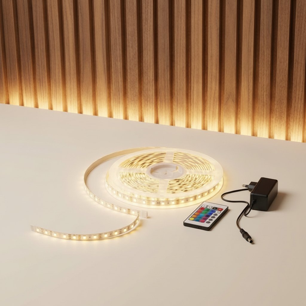 Warm LED Light Strip with Remote